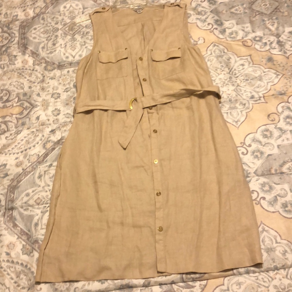 Guess Beige linen dress